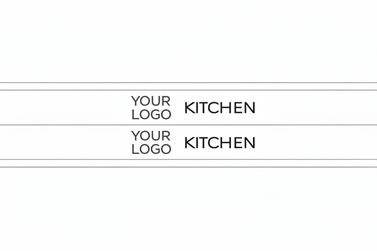 YOUR LOGO Kitchen Label