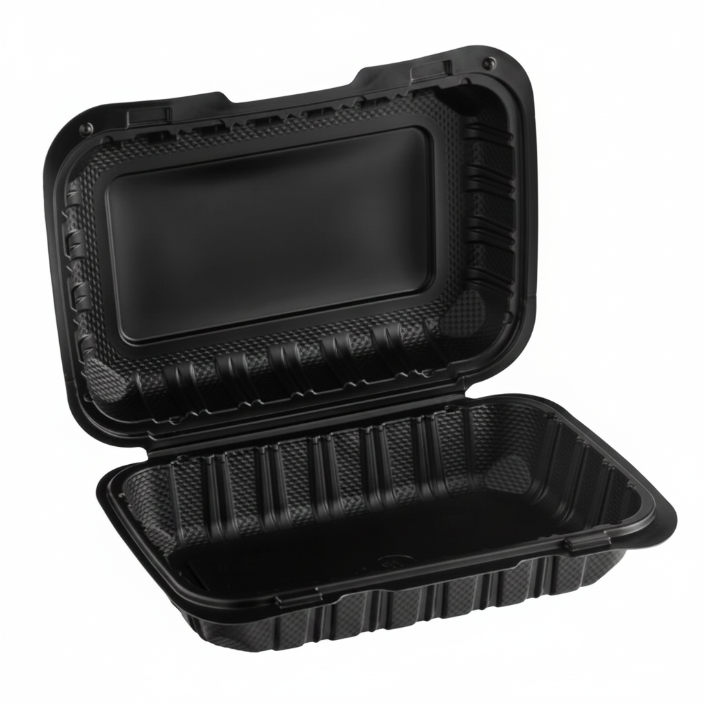 DM-206 PP One Compartment  black Container