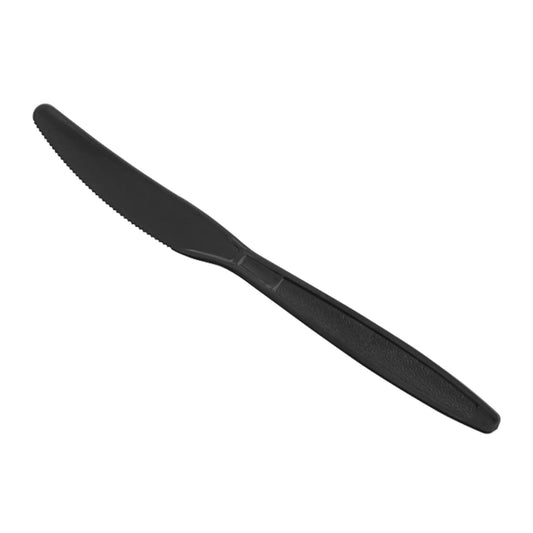 Black Plastic Knife
