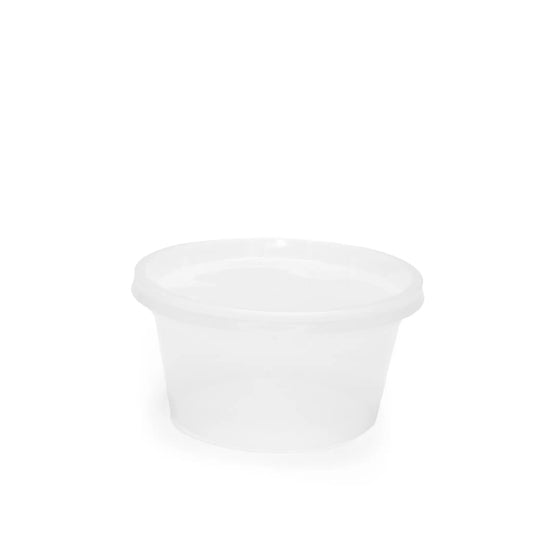 DM-12 Plastic Deli Container and Lid - 12oz.