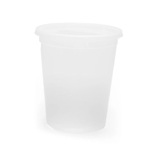 DM-32oz Plastic Deli Container with Lid - 32oz.
