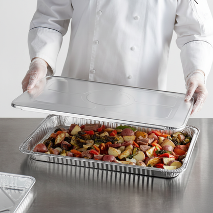 Full-Size Aluminum Pan with Lid