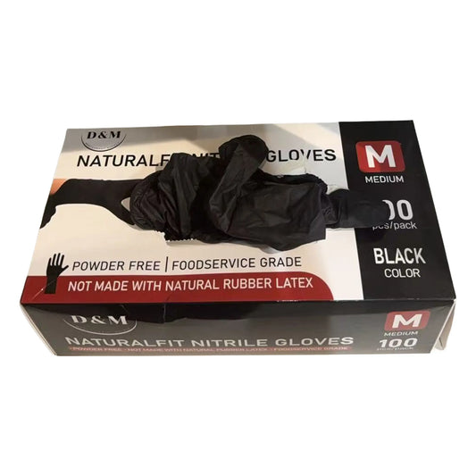 Black Nitrile Powder-Free Gloves