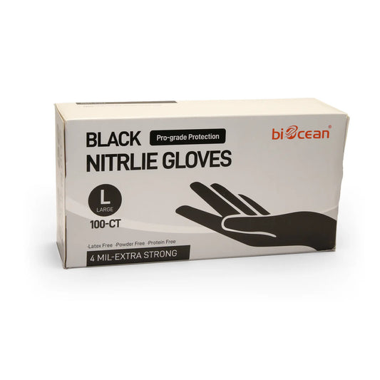 Black Nitrile Powder-Free Gloves