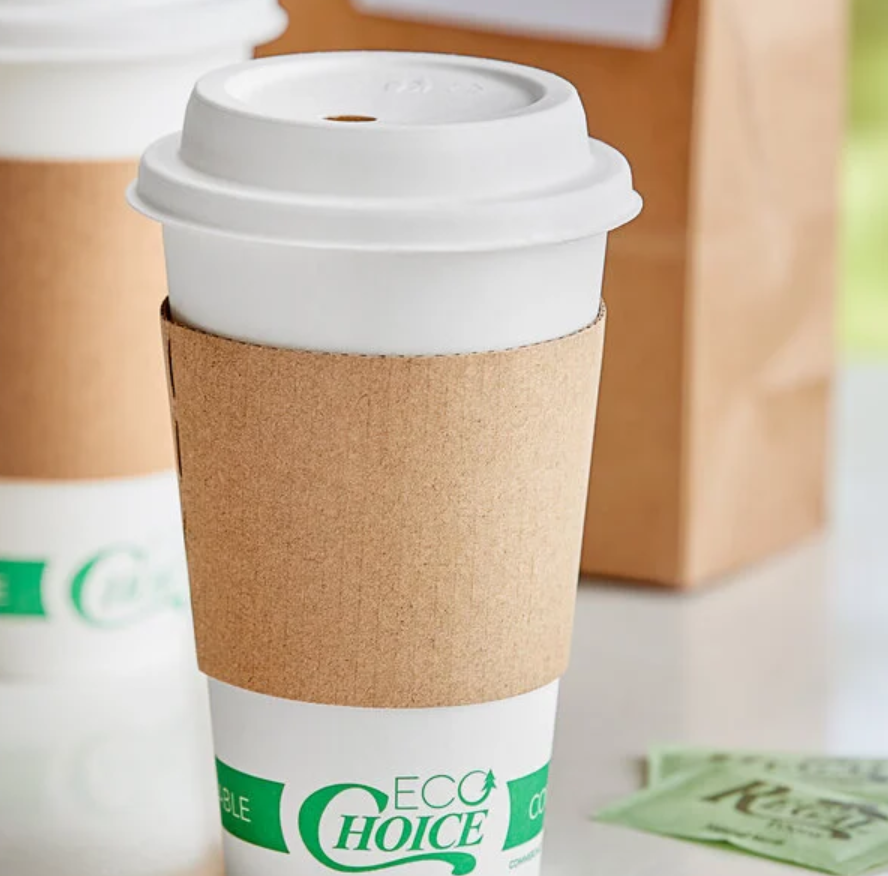Kraft Coffee Cup Sleeve—1,000/Case