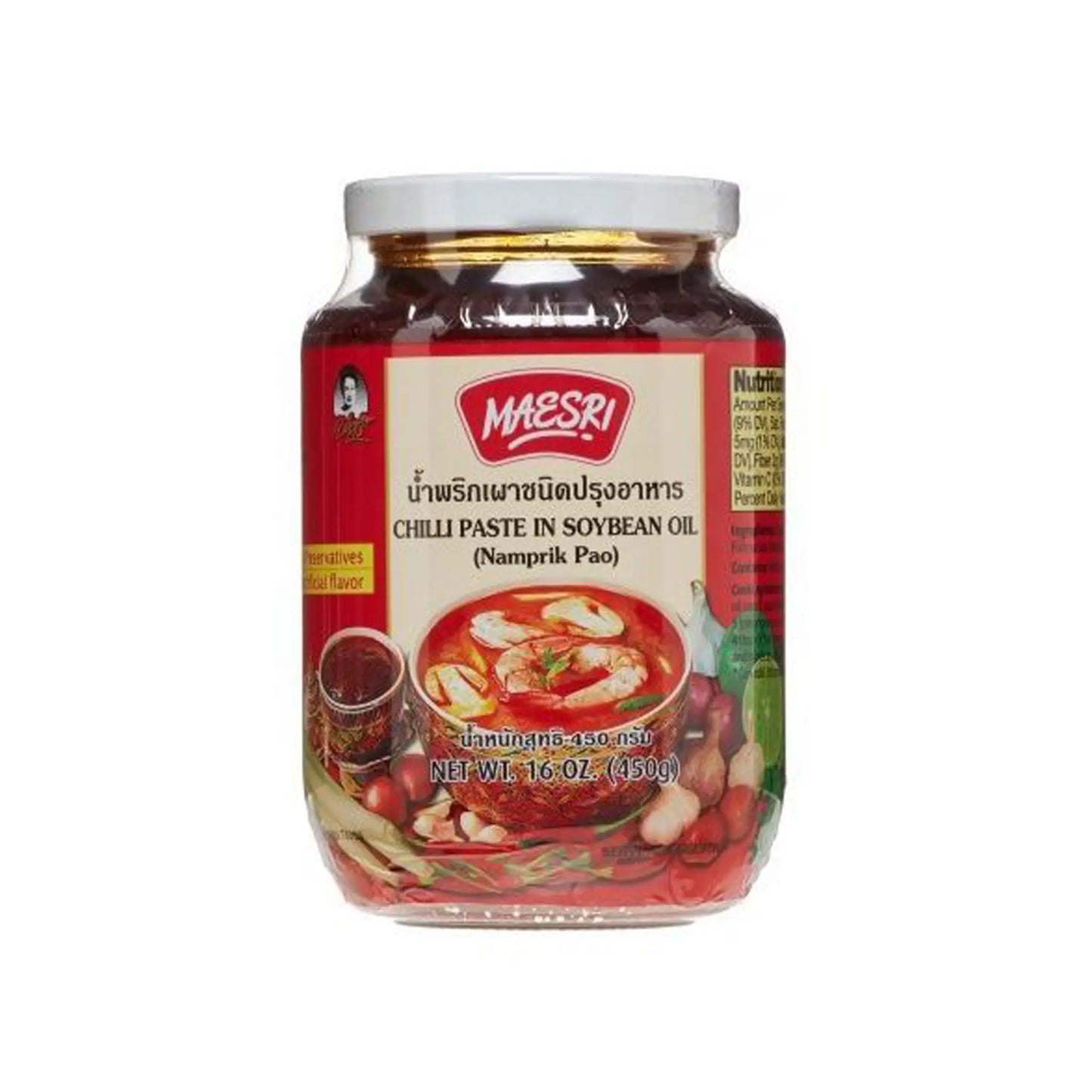 Maesri Chili Paste/Soybean Oil